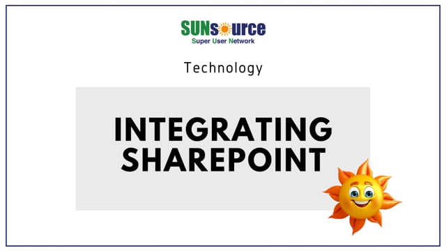 Integrating SharePoint