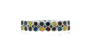 50 ct. t.w. Multicolored Diamond Ring in Sterling Silver