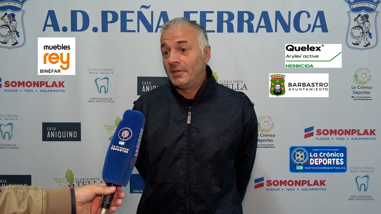 LA PREVIA / CF Alcolea - P. Ferranca Tella / ALBERT MARTÍNEZ (Entrenador Ferranca) Jornada 29 / Preferente - Gr 1