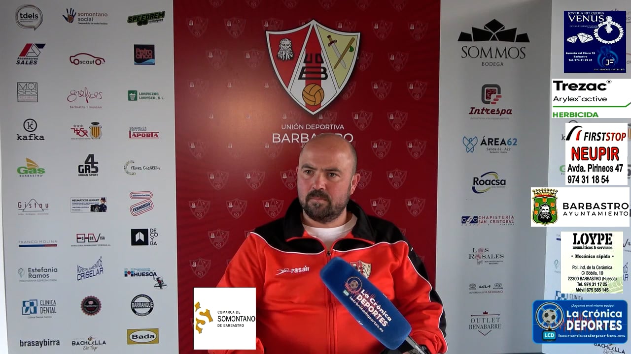 LA PREVIA / UDB Somontano - UD Pomar / JUAN BAYONA (2º Entrenador Barbastro Somontano) Jornada 22 / 2ª Regional - Gr 2-1
