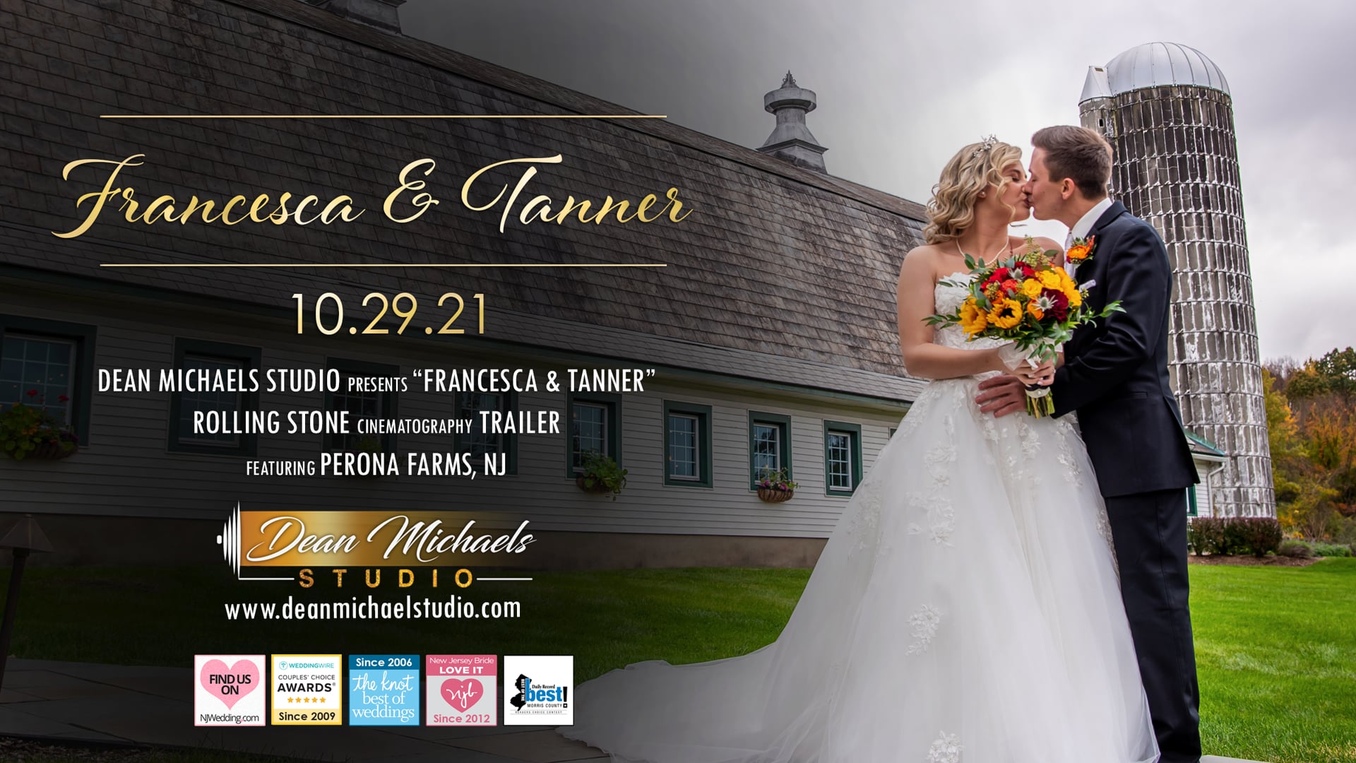 Francesca & Tannerr's Wedding Trailer at Perona Farms, NJ