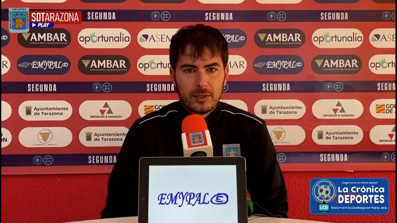 LA PREVIA / CD Numancia - SD Tarazona / DIEGO MARQUÉS (2º Entrenador Tarazona) J 31 / 2ª RFEF - Grupo 3 / Fuente: Facebook SD Tarazona
