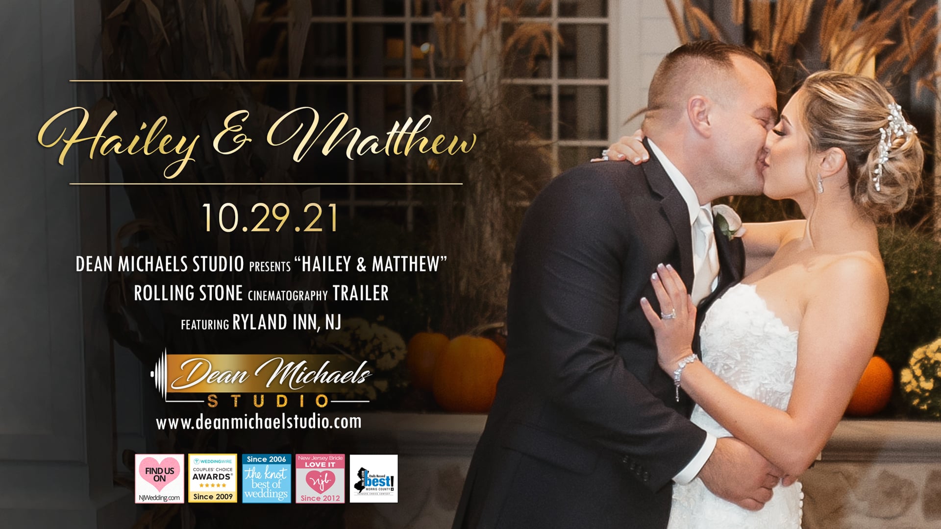 Hailey & Matthew's Wedding Trailer at The Ryland Inn, NJ