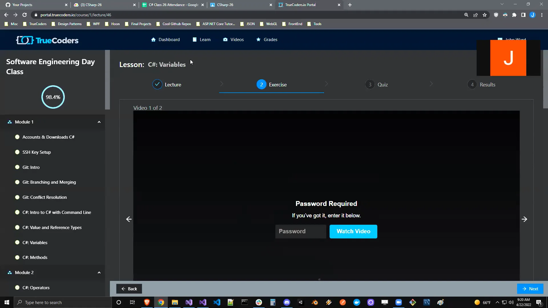 Variables + Methods on Vimeo