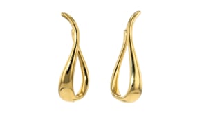 Italian 18kt Gold Over Sterling Silver Twisted Hoop Earrings
