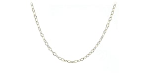 Italian 14kt Yellow Gold Oval-Link Necklace