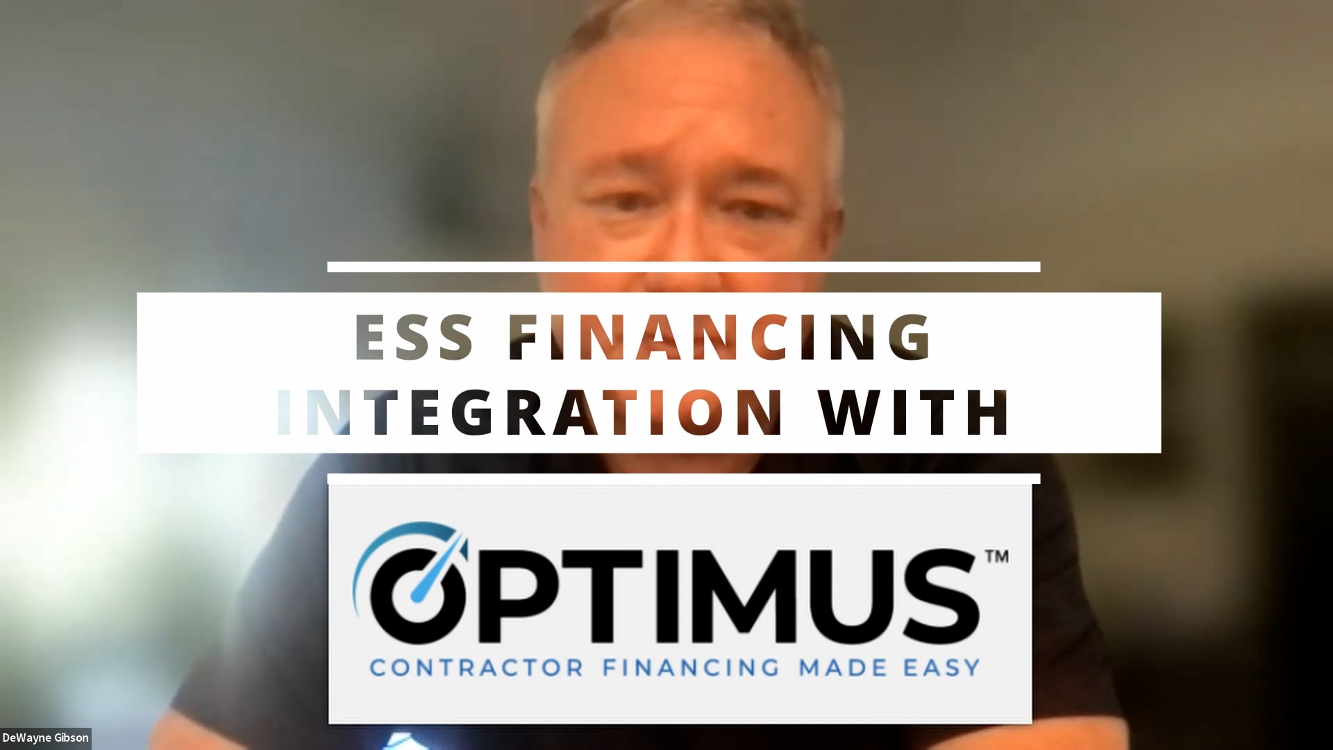 Optimus Financing and ESS on Vimeo