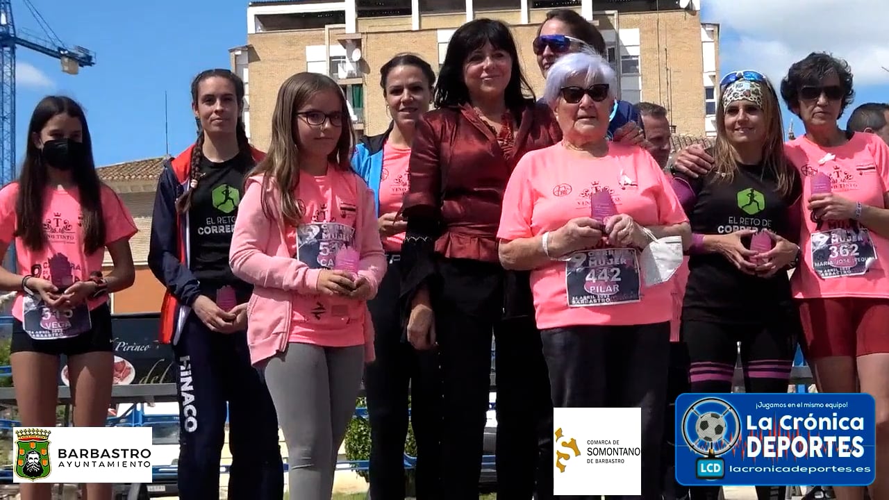 ENTREGA DE PREMIOS - 9 Edición Carrera de la Mujer en Barbastro (Domingo 24-Abril-2022)