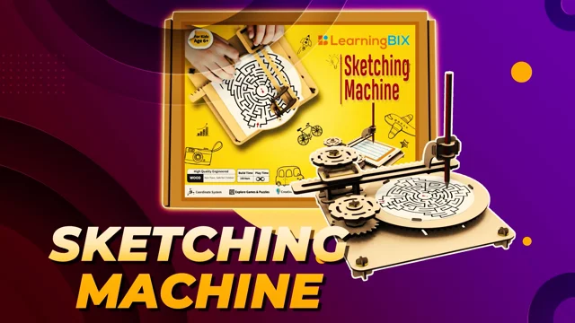 Get Sketching Machine  Educational STEM Kit for Kids 6+ Yr