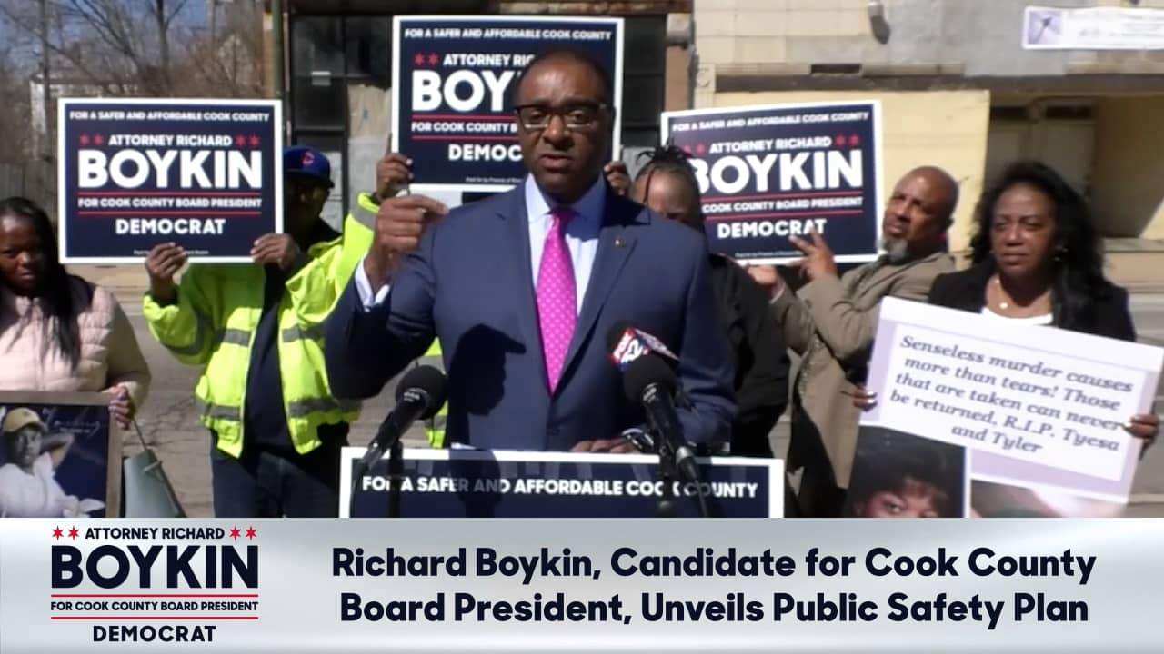 Attorney Richard Boykin, Candidate for Cook County Board President