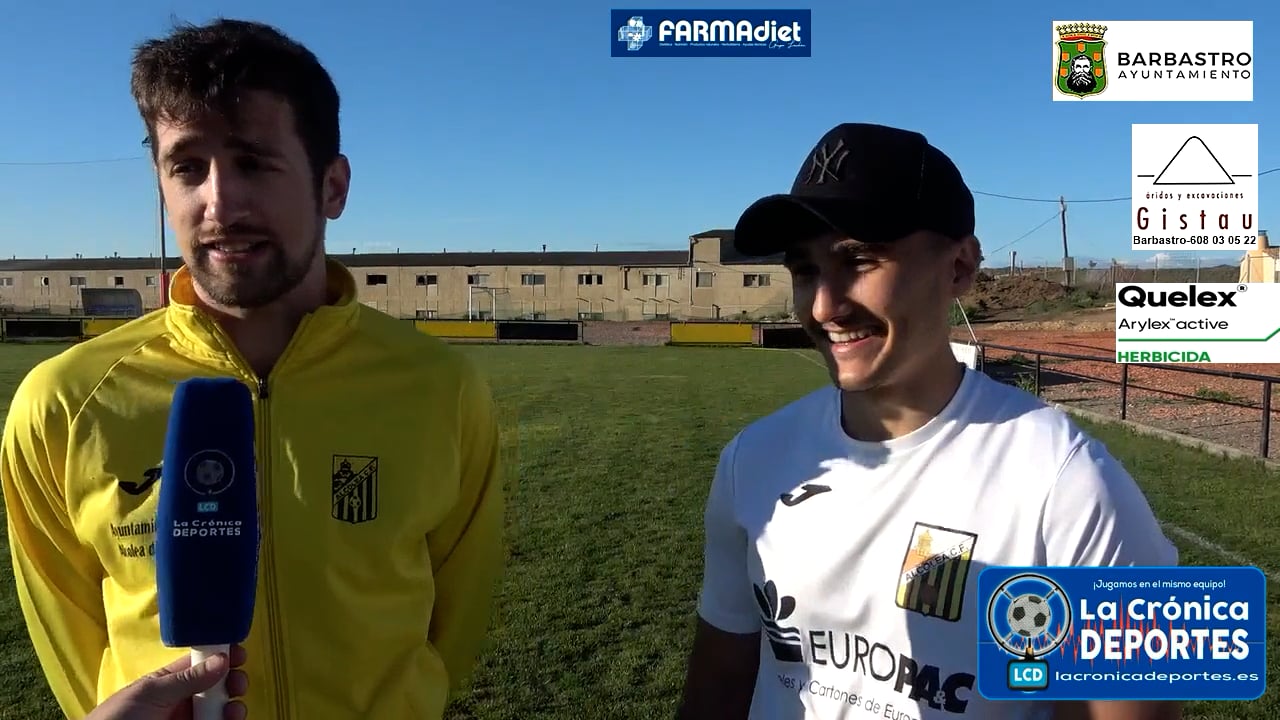 ZUERAS y GOU (Jugadores Alcolea) CF Alcolea 2-1 P. Ferranca Tella / Jornada 29 / Preferente - Gr 1