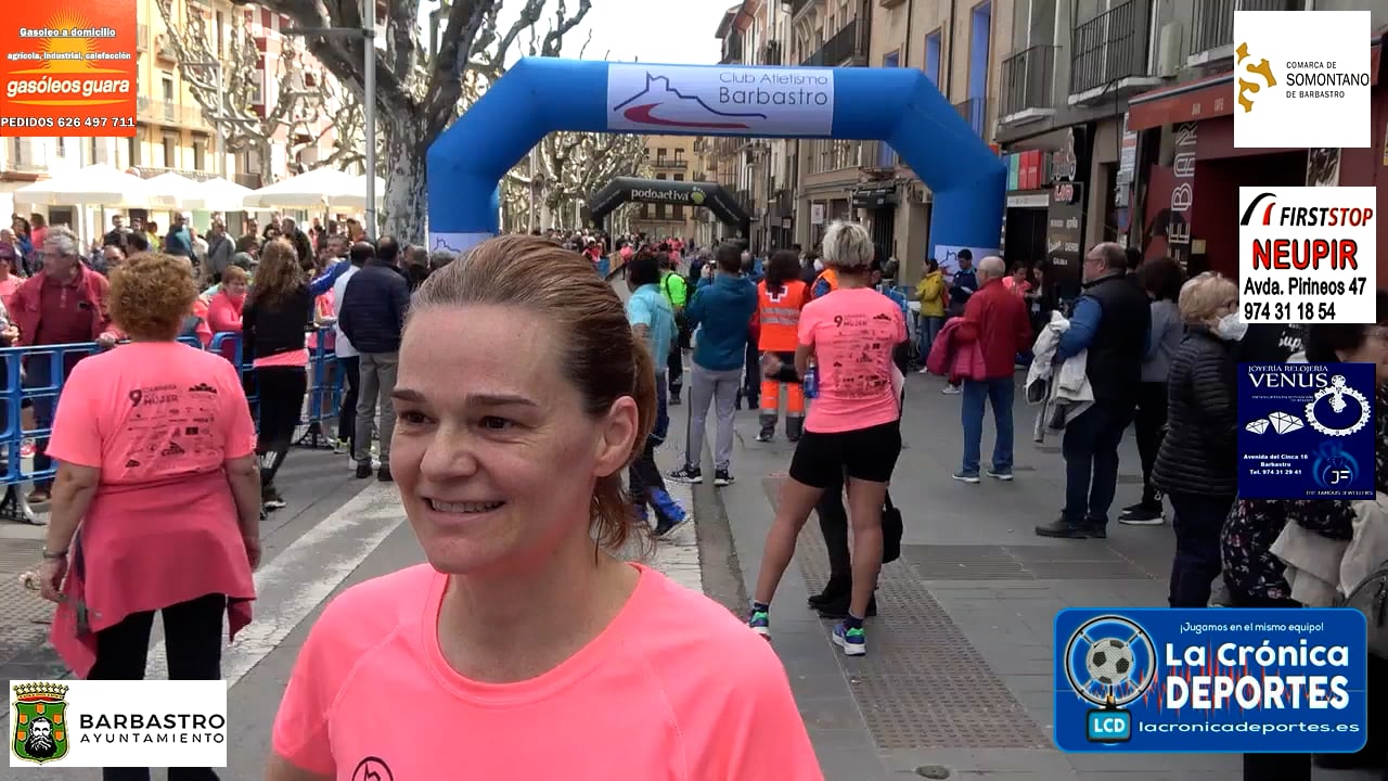 RITA PIEDRAFITA (Responsable de la Organización de la Prueba, Club Atletismo Barbastro) 9º Edición Carrera de la Mujer en Barbastro / 24.Abril.2022