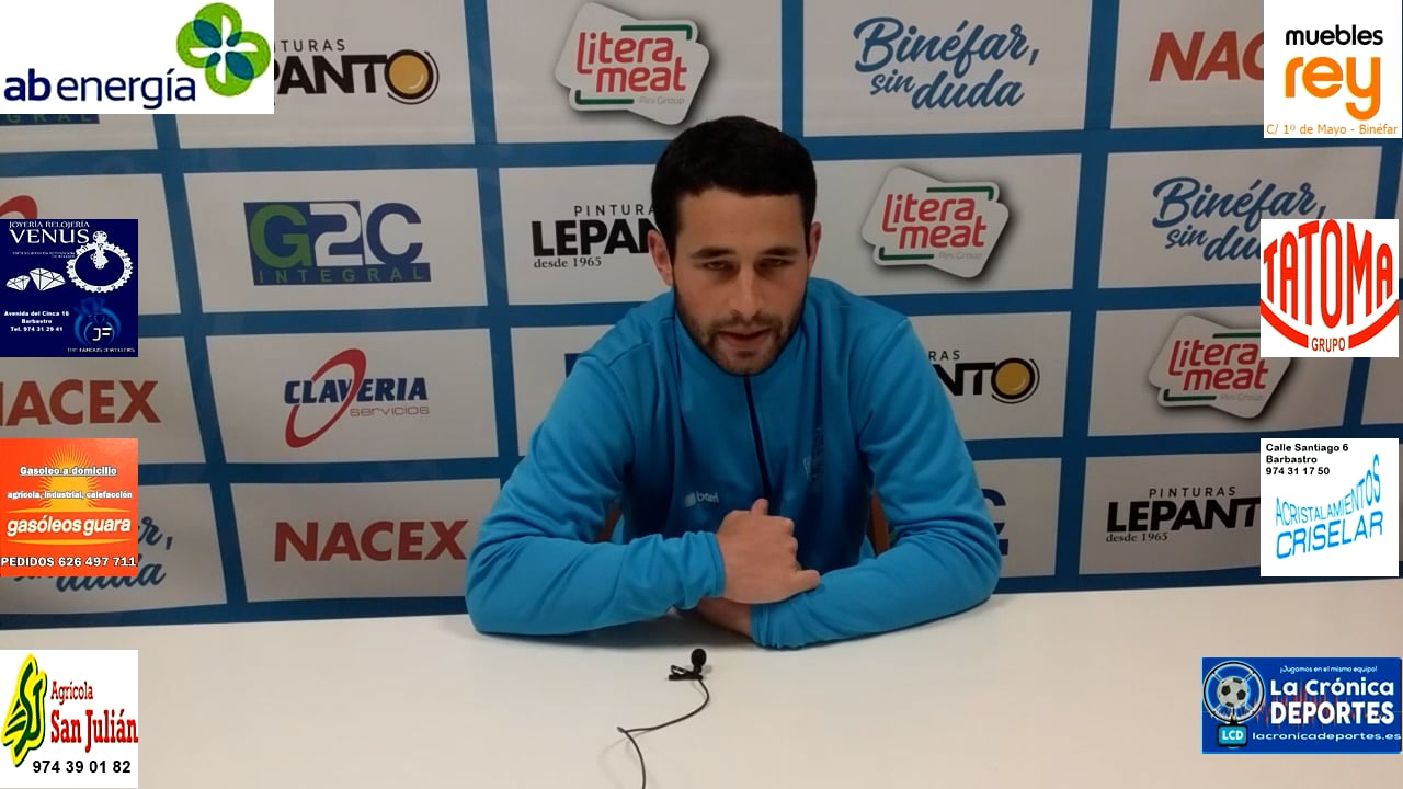 SERGIO BARREDA "CHICHO" (Jugador Binéfar) CD Binéfar 2-0 Calamocha J 33 / 3ª División