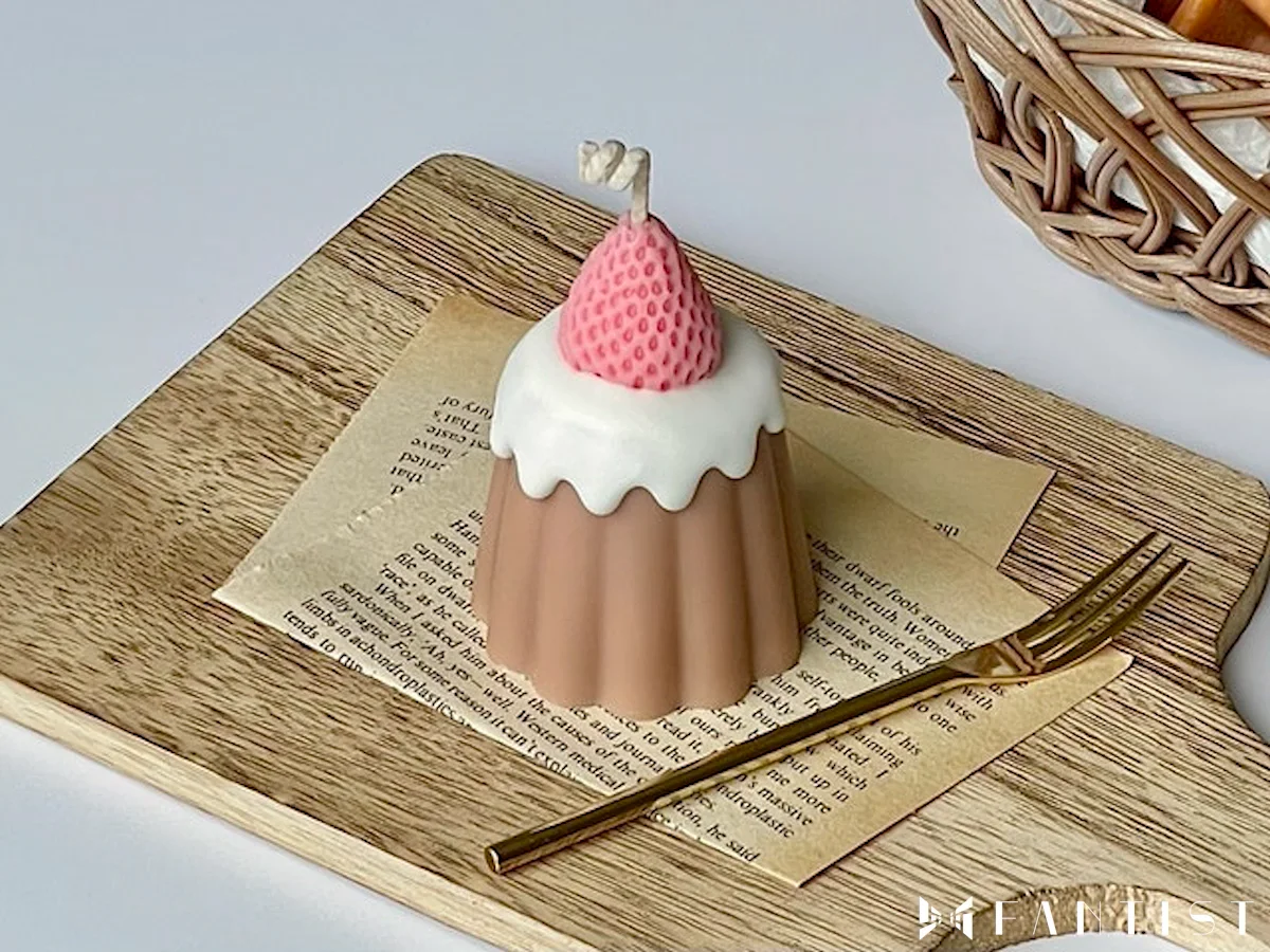 売り切れのため展示のみ)蜜蝋＆ソイワックスミニカヌレキャンドル3個