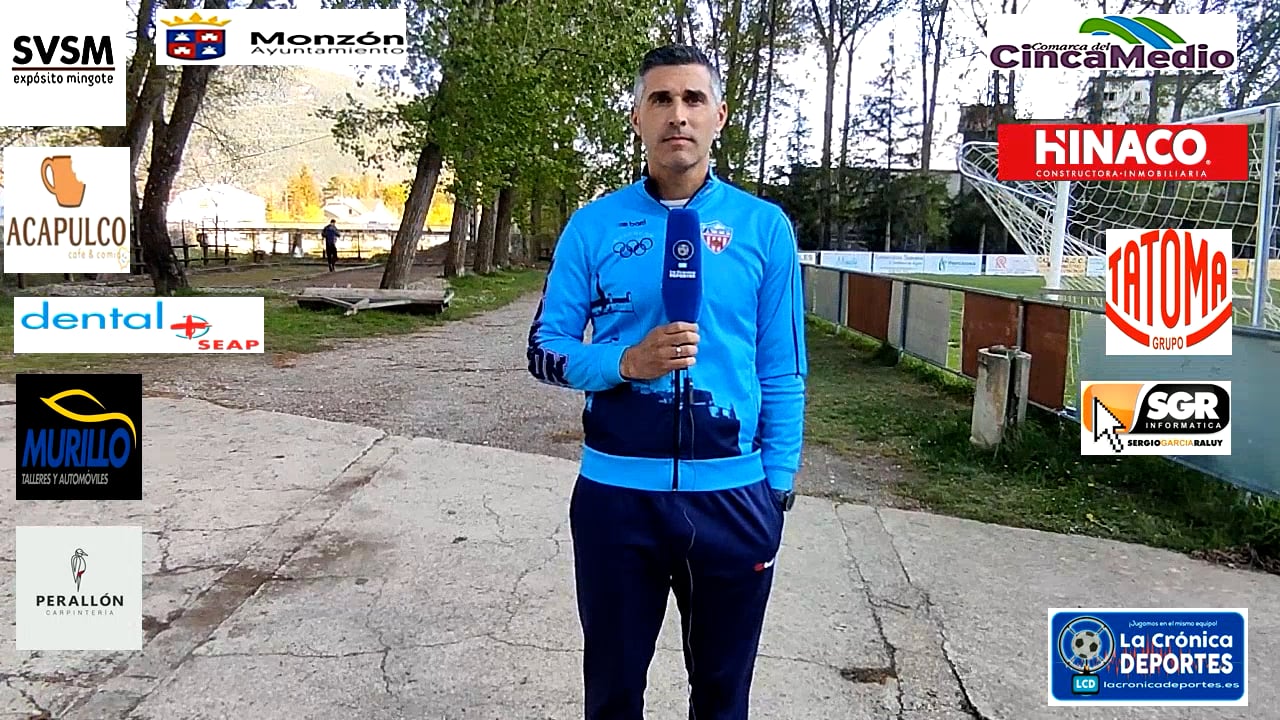 CRISTIAN ABAD (Entrenador Monzón) UD Biescas  0-1 At.Monzón / J 33 / 3ª División