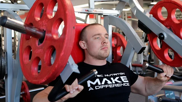 Leverage incline bench online press