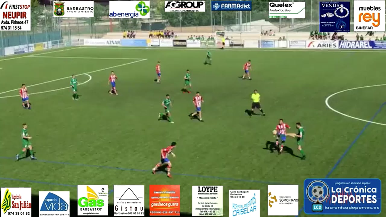 (RESUMEN y GOLES) CD Cuarte 2-2 UD Barbastro / Jornada 33 / 3ª División