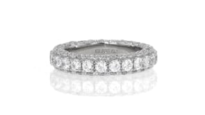 2.20 ct. t.w. CZ Eternity Band in Sterling Silver