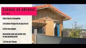 Cabane de pêcheur à Piraillan Presqu’ile du Cap Ferret 2022.mov