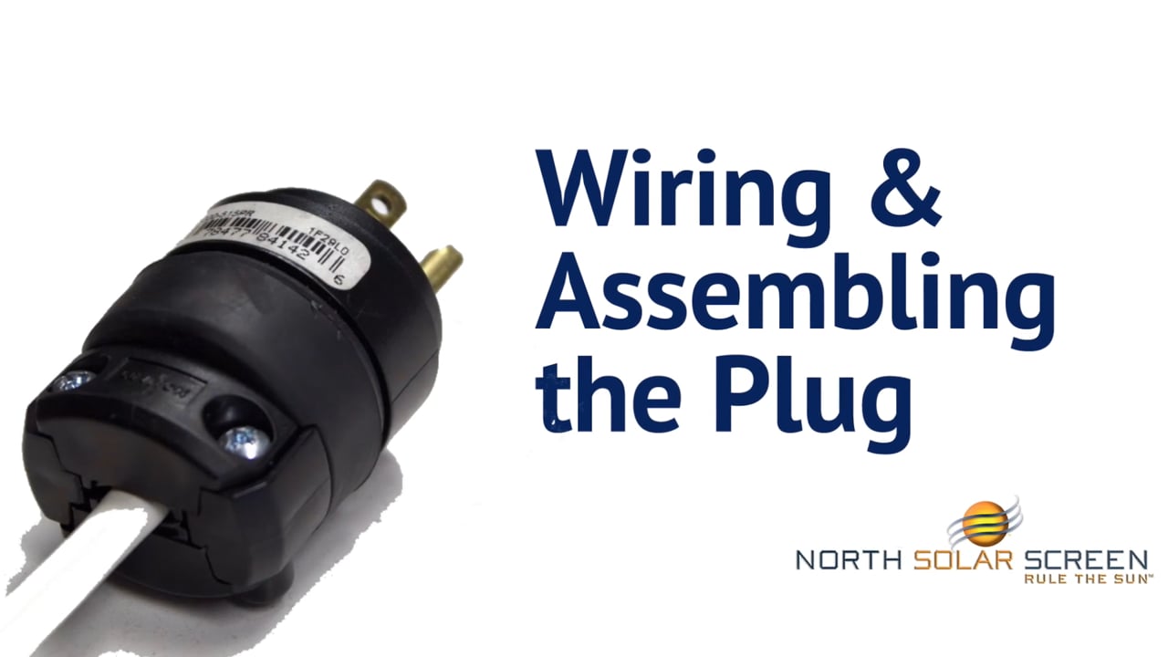 Assembling the Plug For Motorized Shades