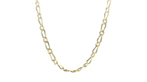 Italian 14kt Yellow Gold Twisted Cable-Link Necklace