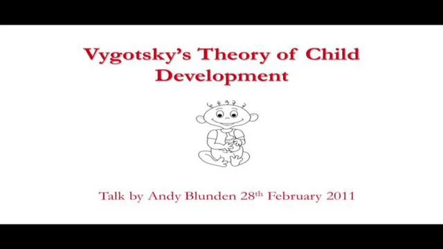 Vygotsky's theory child outlet development