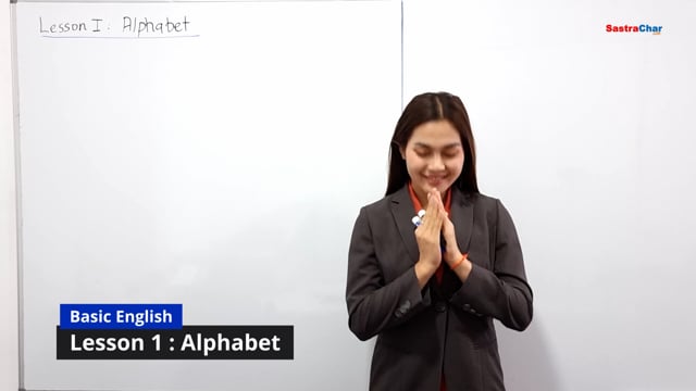 Lesson 1 : Alphabet