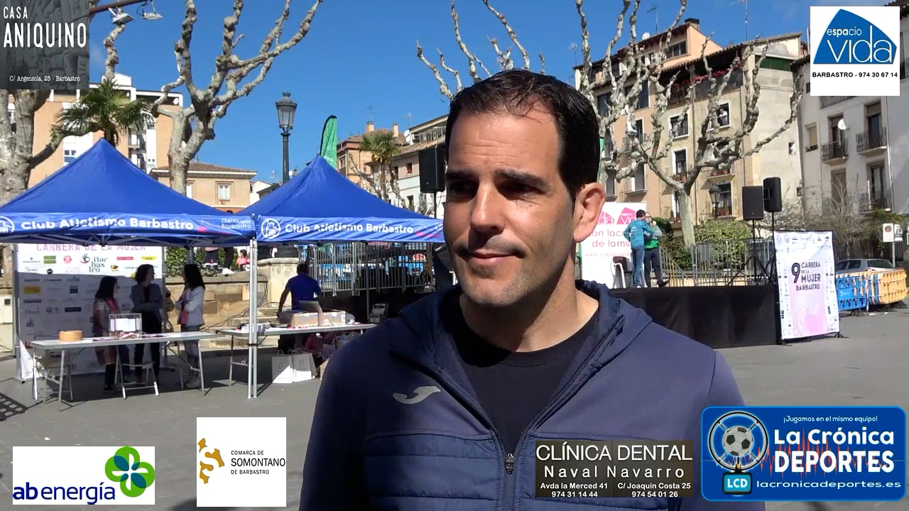DANIEL GRACIA (Presidente Comarca de Somontano) 9º Edición Carrera de la Mujer en Barbastro / 24.Abril.2022