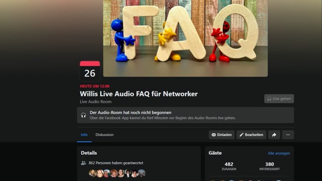 Was man beim FB Event Titel beachten sollte