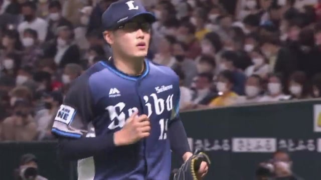 【6回裏】ライオンズ・佐藤隼輔 自己最長の6回を投げ1失点の好投を見せる!! 2022年4月26日 福岡ソフトバンクホークス 対 埼玉西武ライオンズ