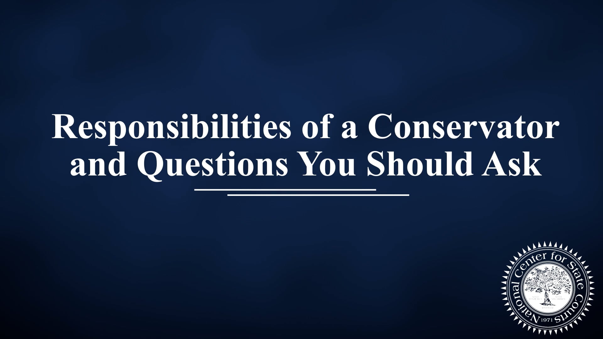 Conservator Roles And Responsibilities – QASXW