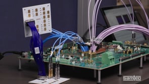 112 Gbps PAM4 AcceleRate HP Mid-Board Flyover System -- DesignCon 2022.mp4