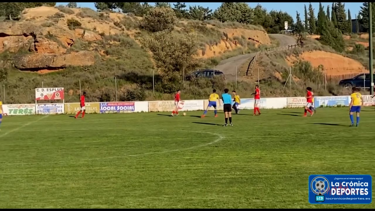 Segundo gol de Lamana (Ontiñena CF) Esplús 1-2 Ontiñena / J29 / 1ª Regional Gr2
