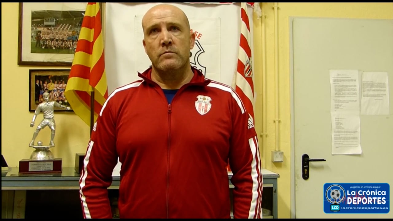 ROBERTO FANDOS (Entrenador Sabiñánigo) Sabiñánigo 3-1 Jacetano / J29 / Preferente Gr1 Fuente: Youtube Deporte Cantera
