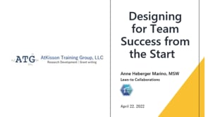 Designing for Team Success from the Start