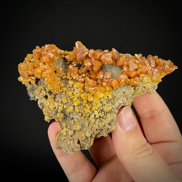 Pyromorphite (rare color for locale)