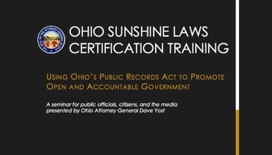 Thumbnail of video Ohio Sunshine Laws