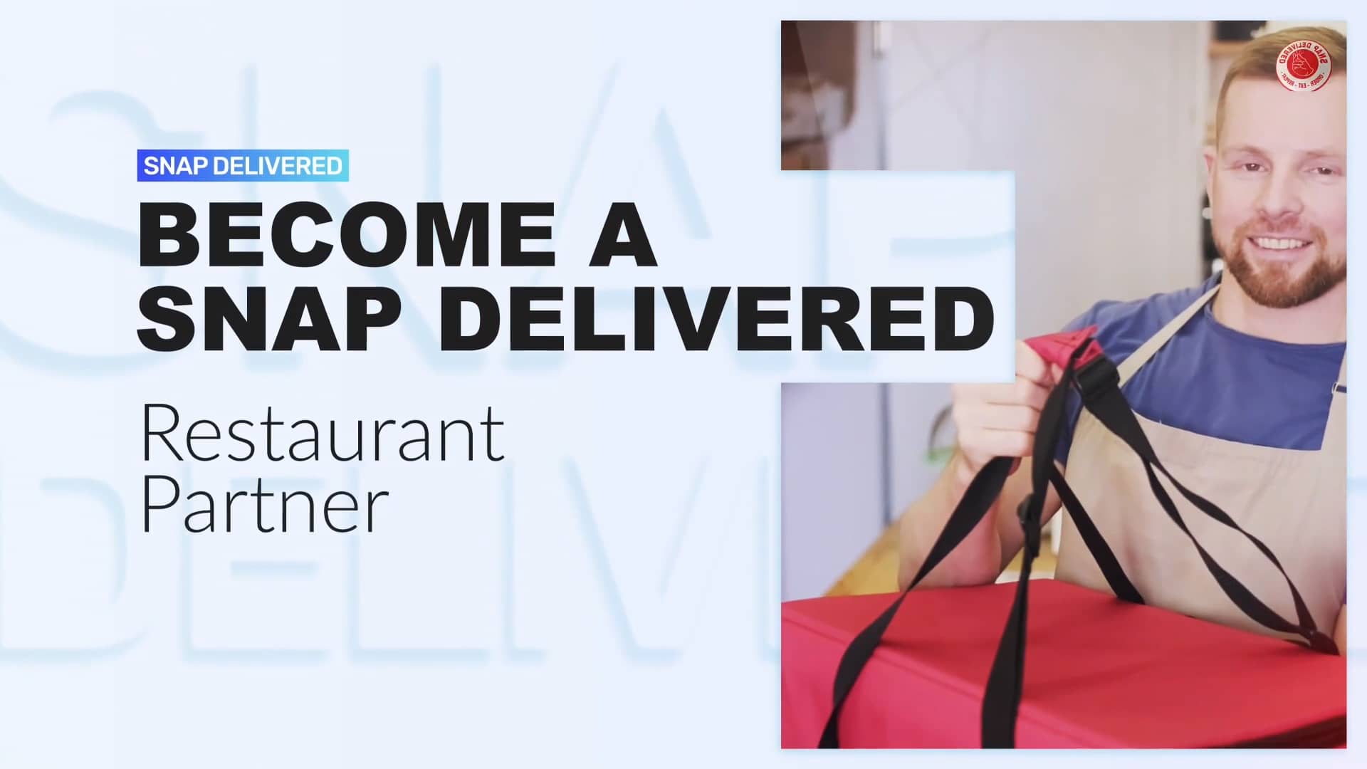 Snap Delivered Restaurant Intro on Vimeo