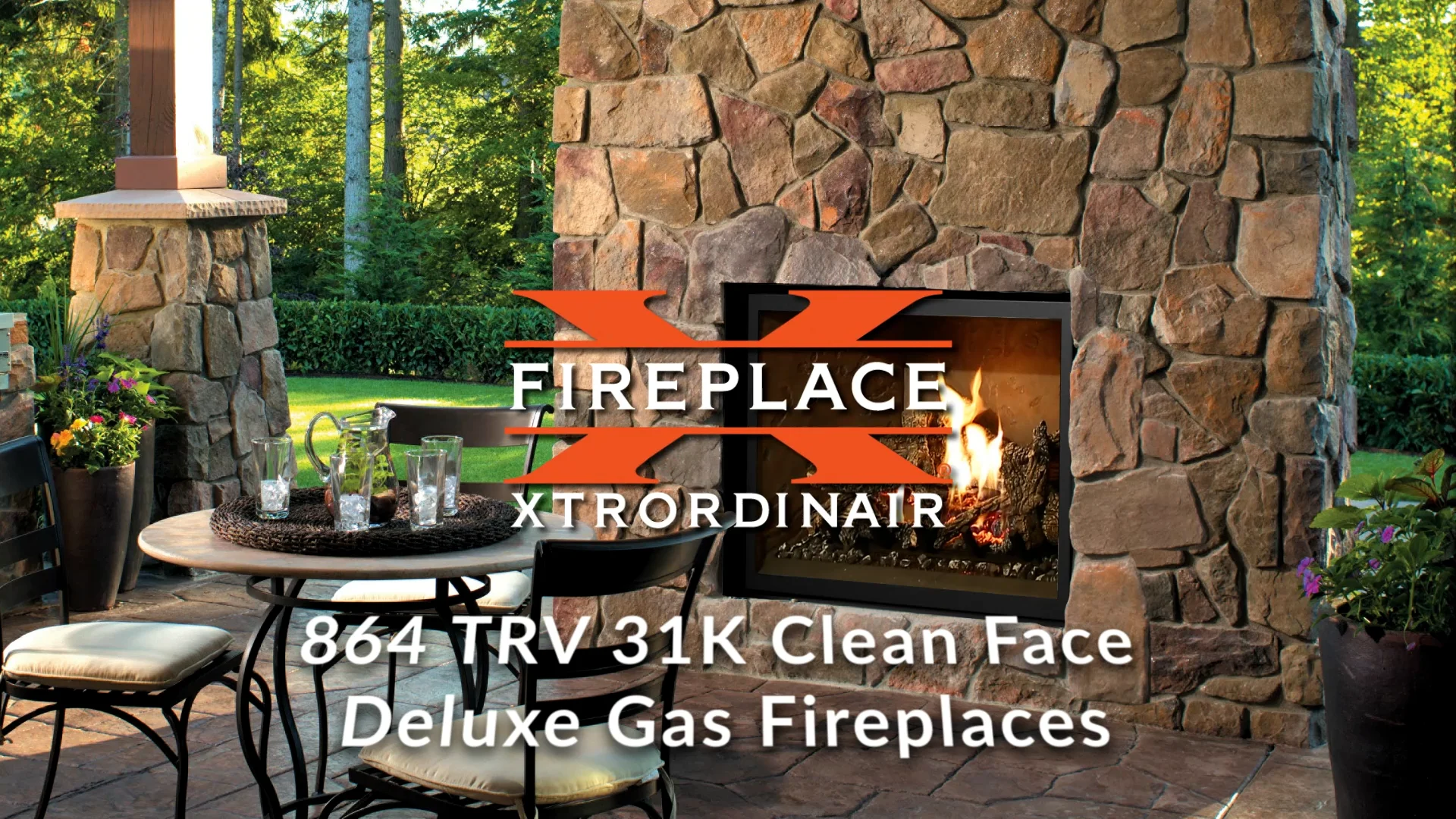 864 TRV 31K Clean Face Deluxe | Fireplace Xtrordinair | Made in