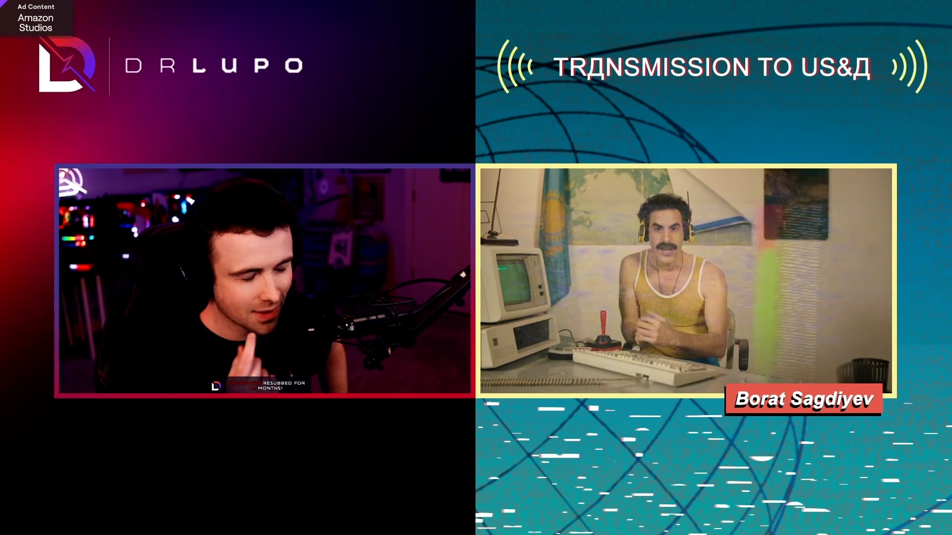 Borat Subsequent Movie Film On Twitch