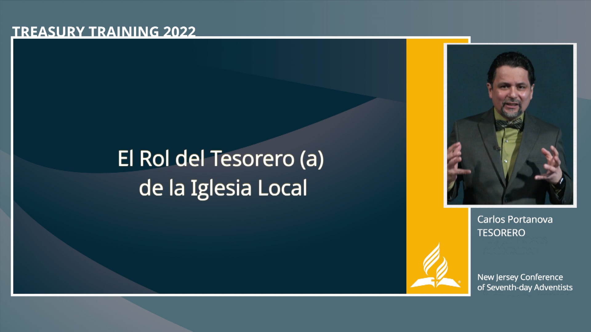 Seminario De Entrenamiento Para Tesoreros De Iglesia 2022 - Carlos ...