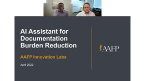 Webinar: FAFP - Using an AI Assistant to Fight Burnout
