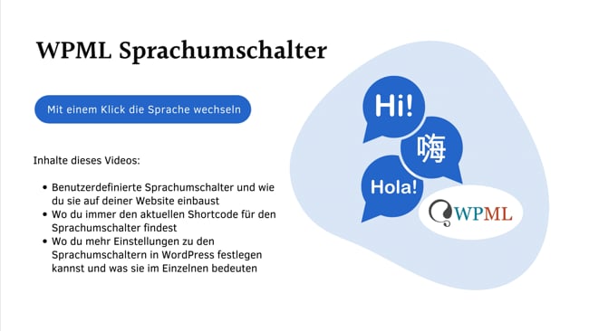 WPML Sprachumschalter