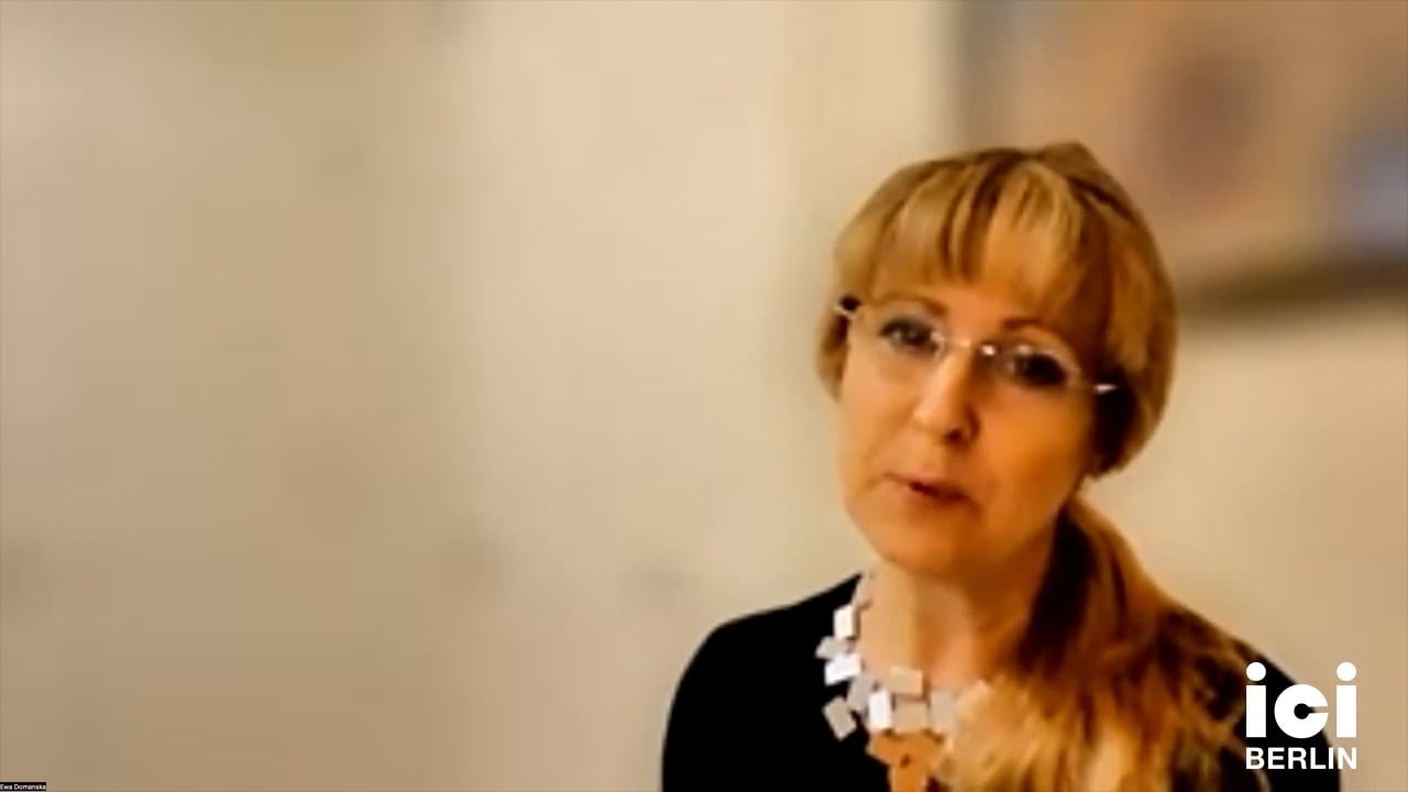 Talk by Ewa Domańska