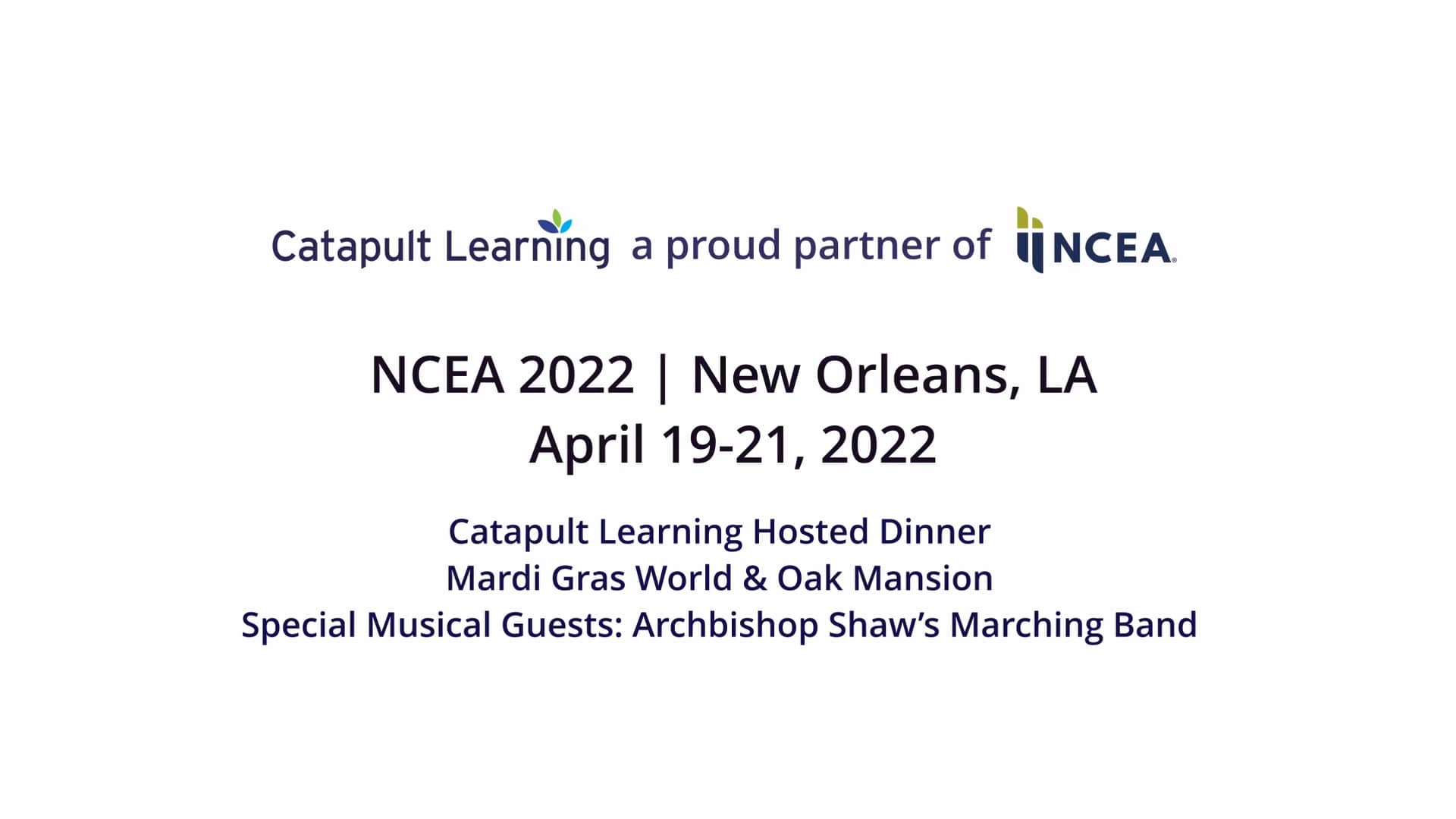 NCEA Conference New Orleans 2022 on Vimeo