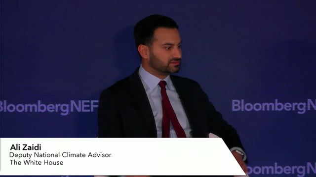 Watch "<h3>Policy Dialogue</h3>
Ali Zaidi, Deputy National Climate Advisor, The White House interviewed by Ethan Zindler, Head of Americas, BloombergNEF"