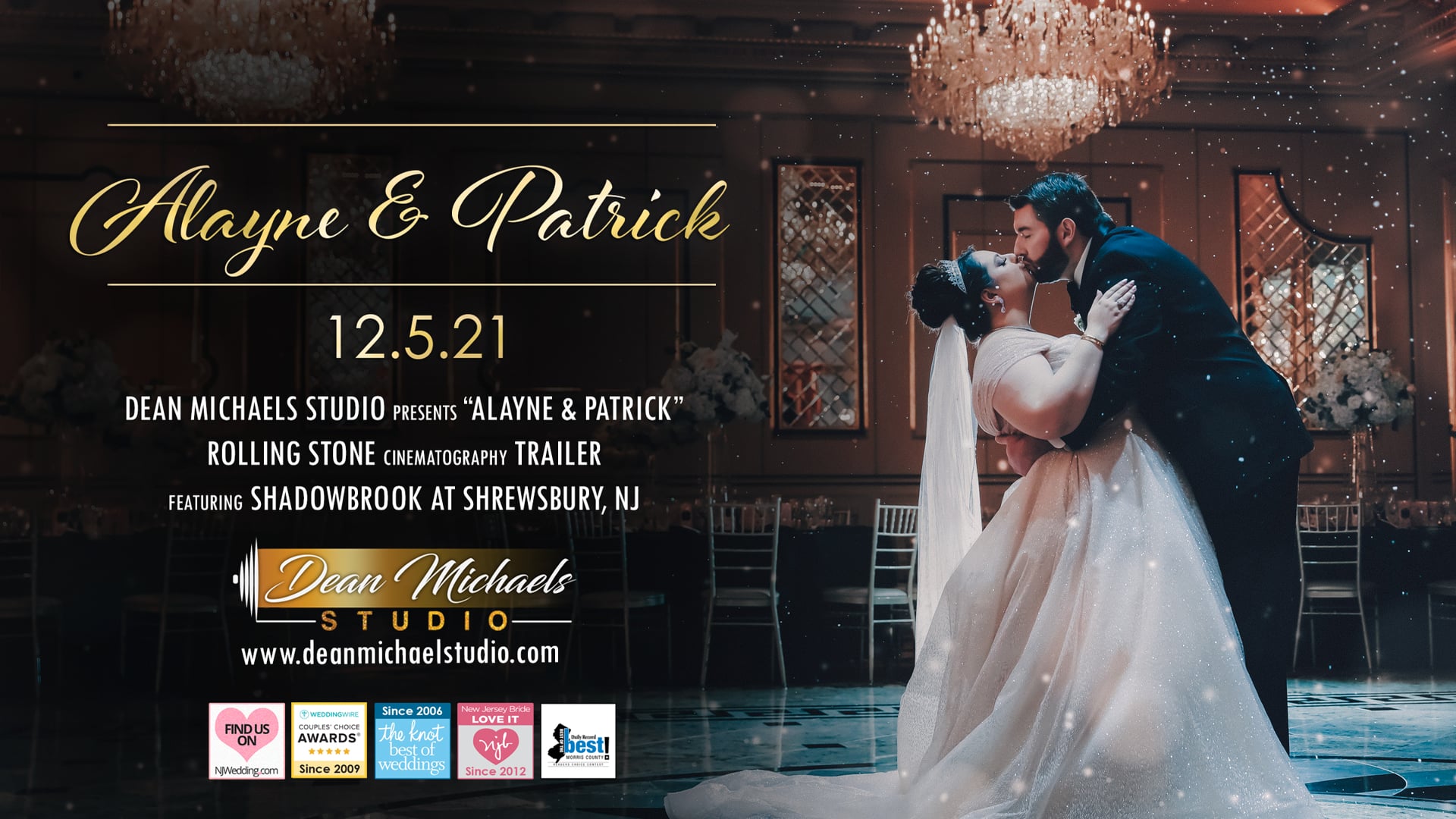 Alayne & Patrick's Wedding Trailer at The Shadowbrook at Shrewsbury, NJ