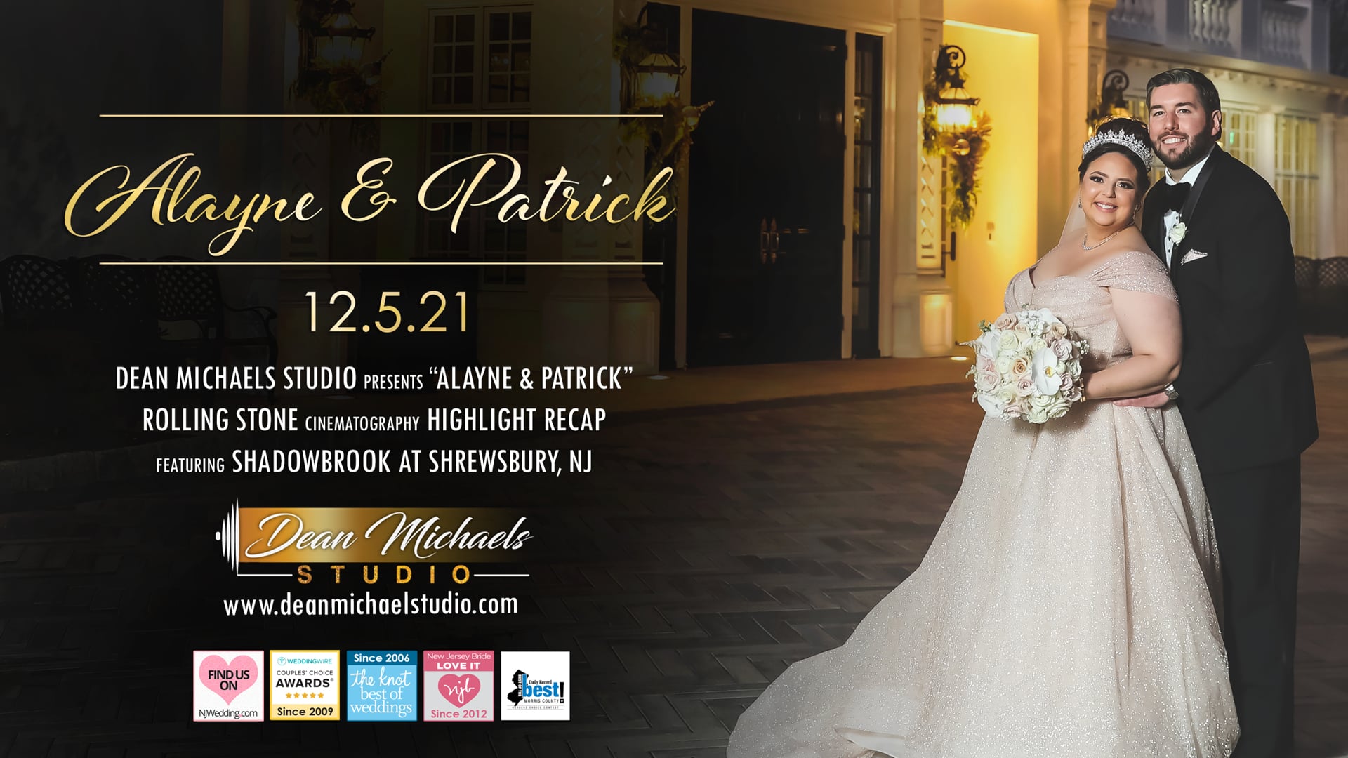 Alayne & Patrick's Wedding Highlight Recap at The Shadowbrook at Shrewsbury, NJ