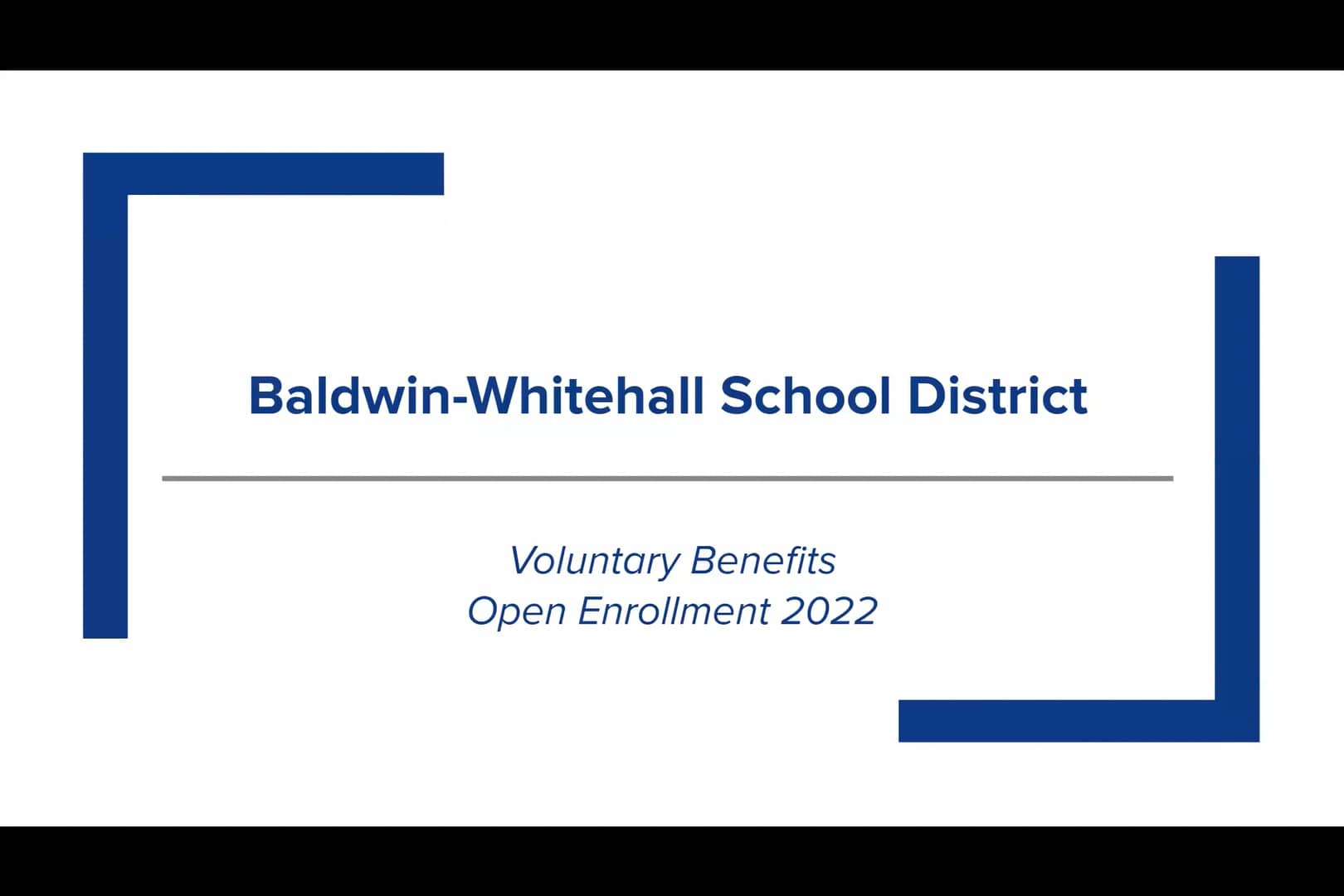 Baldwin Whitehall School District Open Enrollment 2022 on Vimeo