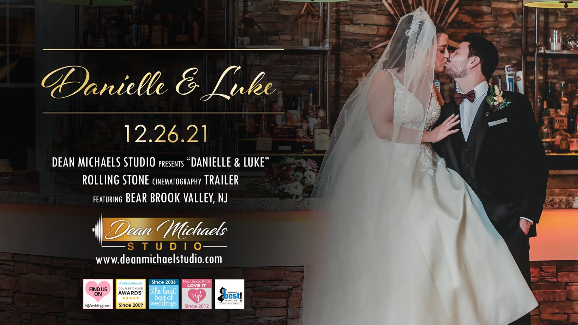 Danielle & Luke's Wedding Trailer at Bear Brook Valley, NJ
